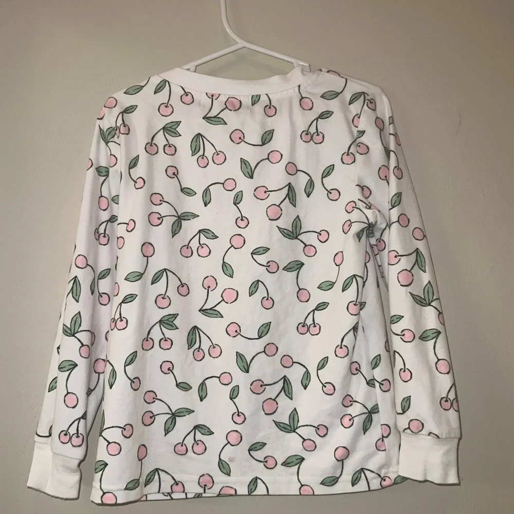 Sweethoney Cherry Print Kids Pajamas Joggers Set